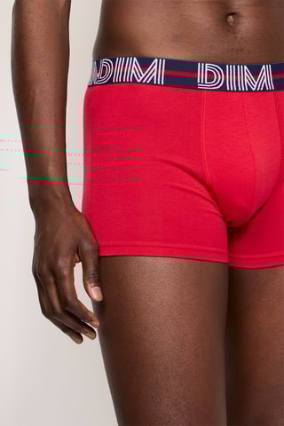 5 boxers Dim Powerful - Bleu, rouge et bleu marine