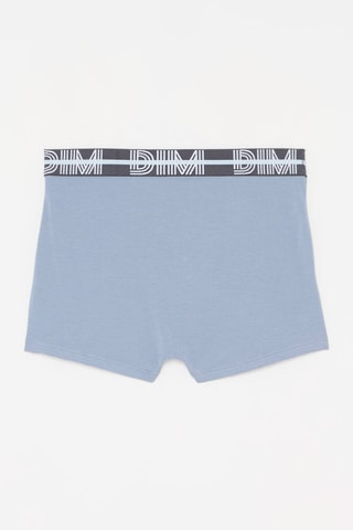 5 boxers Dim Powerful - Bleu et jaune