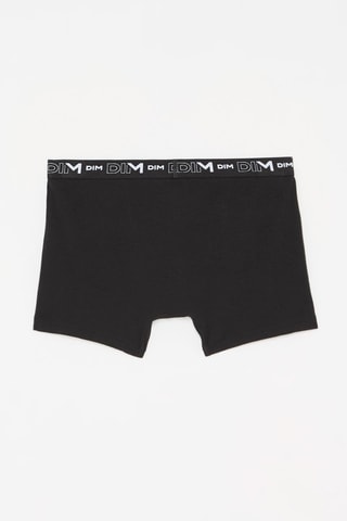 5 boxers Coton Stretch - Blanc, gris et noir