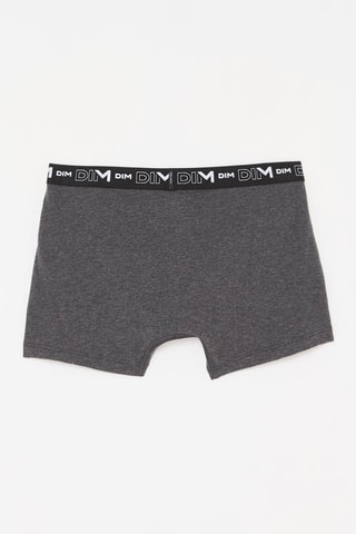 5 boxers Coton Stretch - Bleu, vert et gris