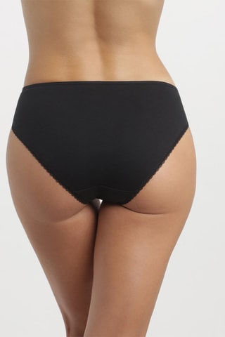 Slip Generous Coton bio - Zwart