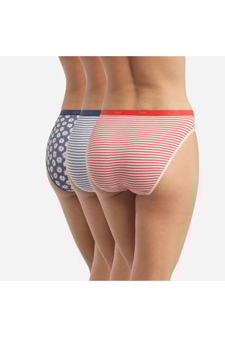 3 Slips Les Pockets - Rood en Blauw