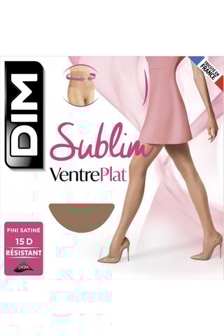 12 Panty’s Sublim Platte Buik - Beige 