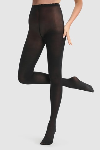 4 Panty's Body Touch Opaque - 40 Denier - Zwart - Dim