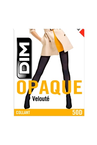 3 Panty’s Style Opaque Velouté - 50 Denier - Zwart - Dim