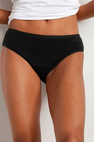 2 culottes absorbantes lavables Oups Classic - Noir