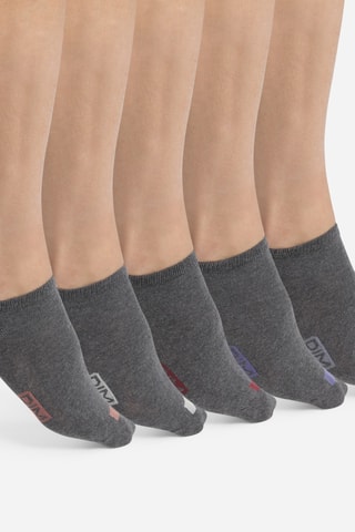 5 paires de socquettes EcoDim - Gris