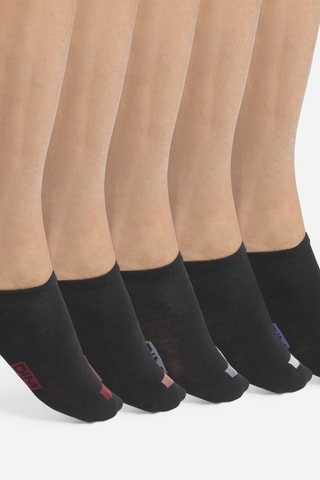 5 paires de socquettes EcoDim - Noir