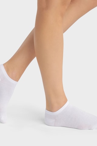 12 paires de socquettes Coton Bio Good - Blanc