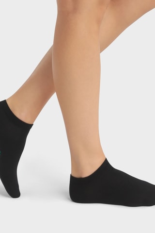 12 paires de socquettes Coton Bio Good - Noir