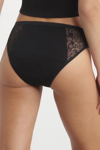 Culotte Protect Coton Bio - Flux très abondant - Noir