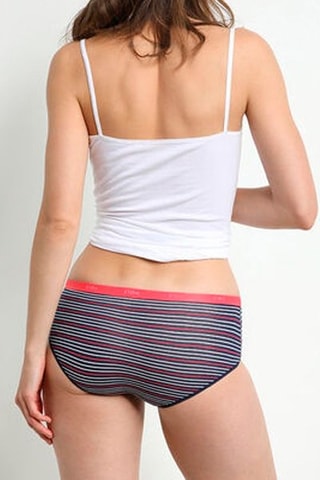 3 Boxers Les Pockets Roze en Marineblauw