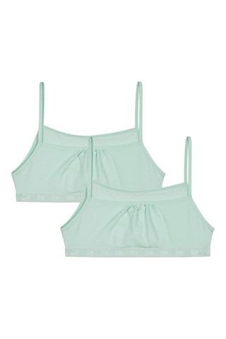 2 Sportbeha's Skincare - Pastelgroen