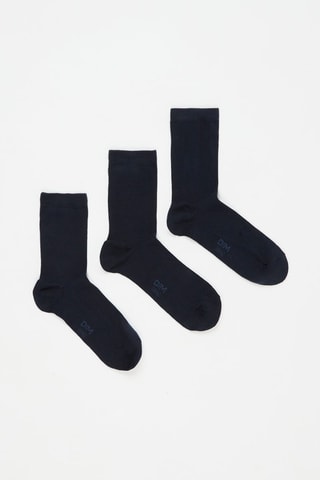 12 Paar Sokken Coton Nice Price - Marineblauw