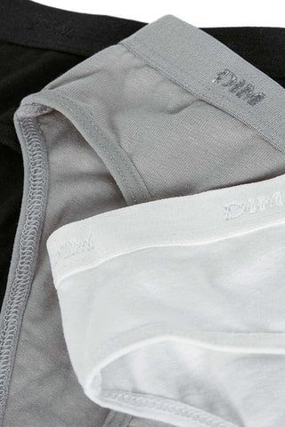 3 Slips Ecodim Wit, grijs en zwart