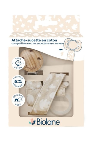 Attache-sucette anatomique - Beige