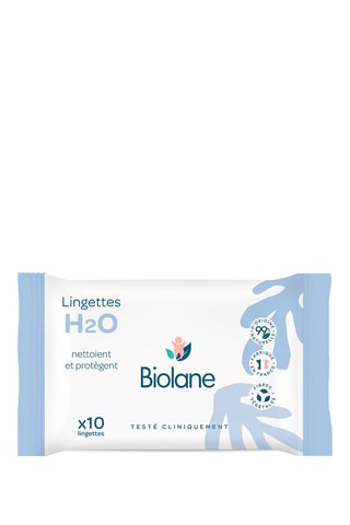 24 x 10 lingettes épaisses hypoallergéniques H2O