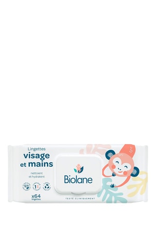12 x 64 lingettes visage et mains