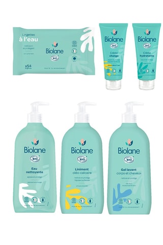 Kit routine toilette bio bébé - 7 produits