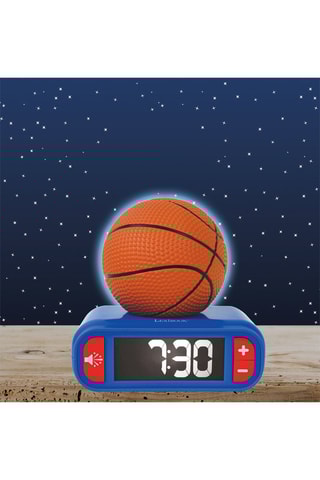 Réveil digital et veilleuse ballon de basket - Dès 6 ans