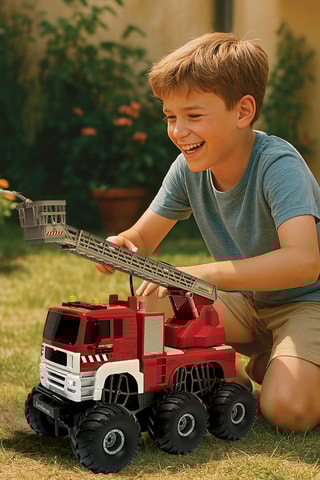 Camion de pompiers télécommandé Crosslander® Pro Fire Truck - Dès 6 ans