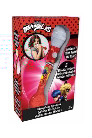 Microphone lumineux Miraculous - Dès 3 ans