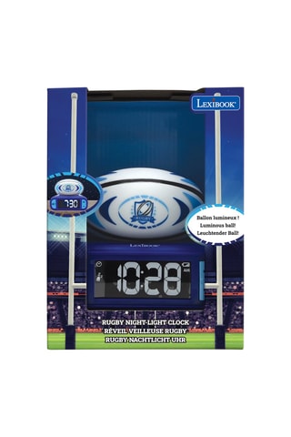 Réveil digital et veilleuse ballon de rugby - Dès 6 ans