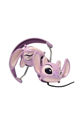 Casque stéréo filaire pliable avec limitation de volume d'écoute Angel Stitch Disney - Ciel - Dès 4 ans