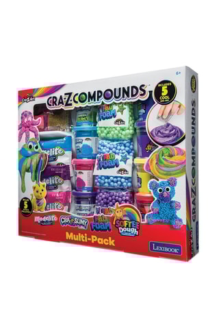 Coffret de pâte à modeler avec plusieurs textures élastiques - Dès 6 ans 