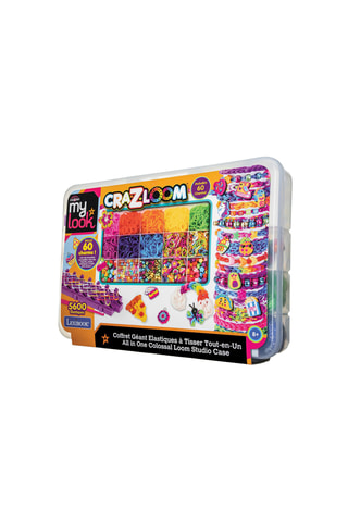 Kit de création bracelets élastiques Géant Studio à Tisser Tout-en-Un  - 5960 pièces - Dès 8 ans