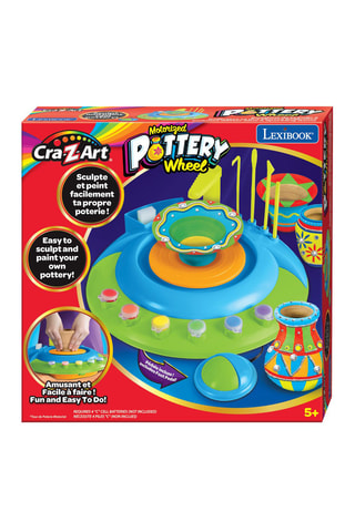 Coffret tour de Poterie Motorisé - 16 accessoires - Dès 5 ans