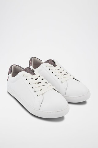 Sneakers en cuir Simone 
Blanc