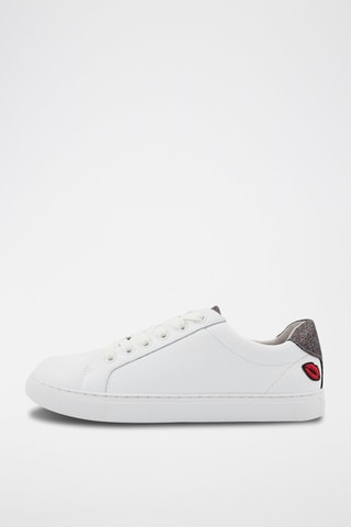 Sneakers en cuir Simone 
Blanc