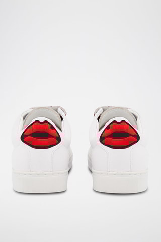 Sneakers en cuir de veau Edith Blanc