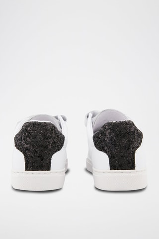 Sneakers en cuir de veau Edith Blanc