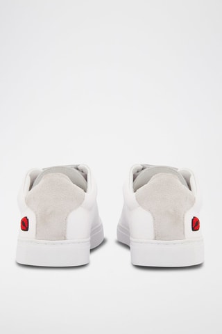 Sneakers en cuir de veau Edith Blanc