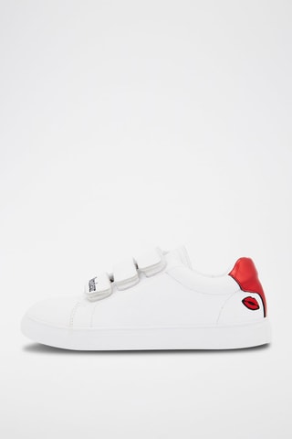 Sneakers en cuir de veau Edith Blanc