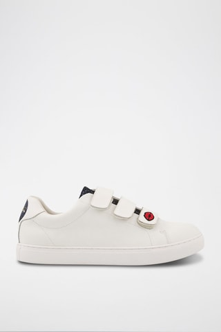 Sneakers en cuir de veau Edith Caroline Drogo - Blanc