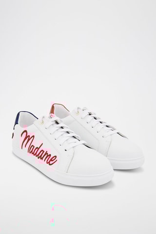 Sneakers en cuir Simone - Blanc
