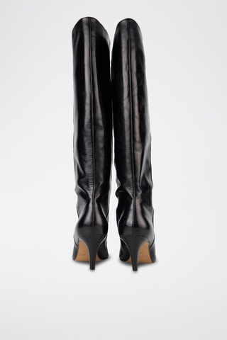 Bottes en cuir Adriana - Noir