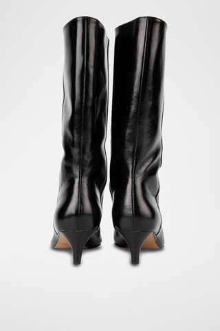 Bottes en cuir Yolanda - Noir