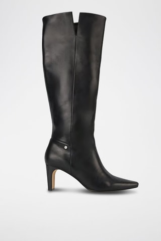 Bottes en cuir Paola - Noir