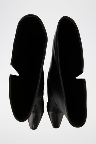 Bottes en cuir Paola - Noir