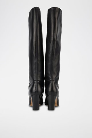 Bottes en cuir Paola - Noir
