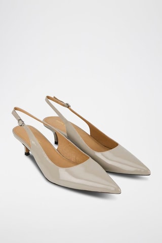 Escarpins en cuir Janet - Gris