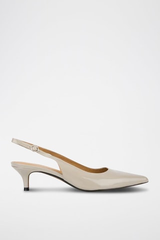 Escarpins en cuir Janet - Gris