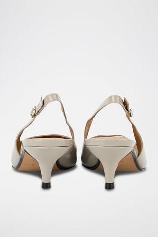 Escarpins en cuir Janet - Gris