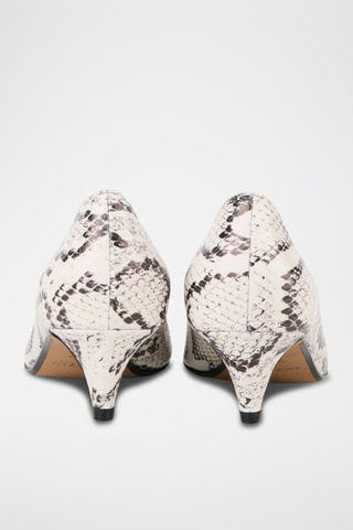 Escarpins en cuir Marta - Noir et blanc