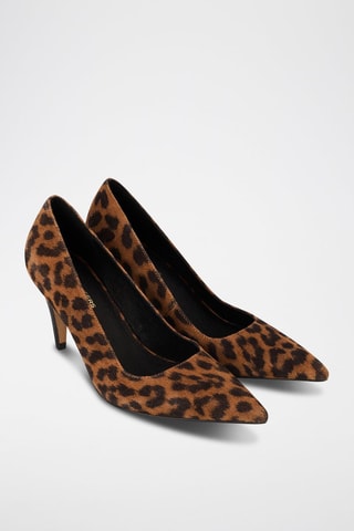 Escarpins en cuir Tyra - Noir et marron