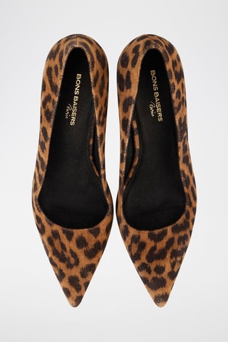 Escarpins en cuir Tyra - Noir et marron